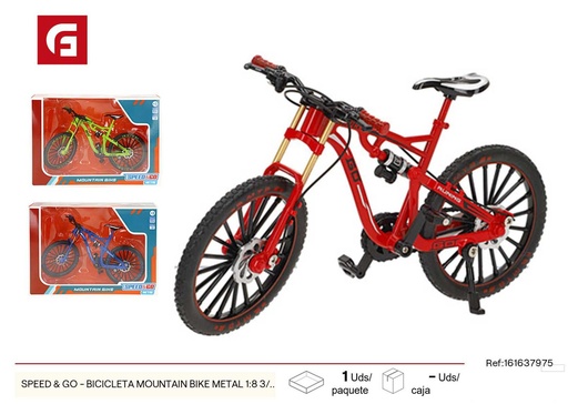 [161637975] Metal BMX bicicleta de montaña modelo 1:8 3 unidades - Juguetes de vehículos