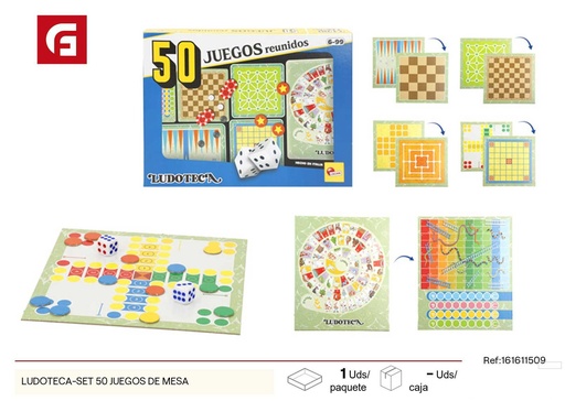 [161611509] Ludoteca set 50 juegos de mesa - Juguetes y juegos de mesa
