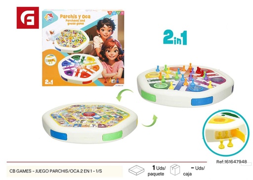 [161647948] Juego de parchís/oca 2 en 1 CB Games - Juguetes de mesa
