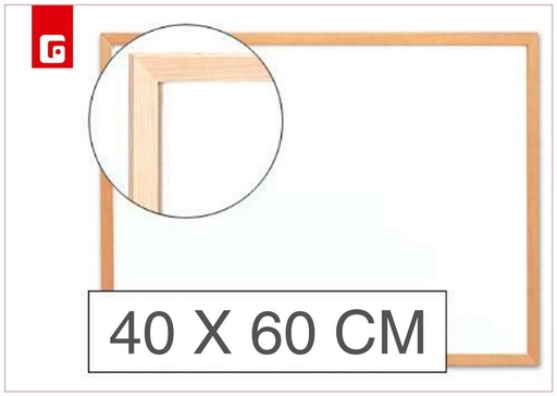 [202204452] Pizarra blanca 40*60cm - Material escolar y pizarras
