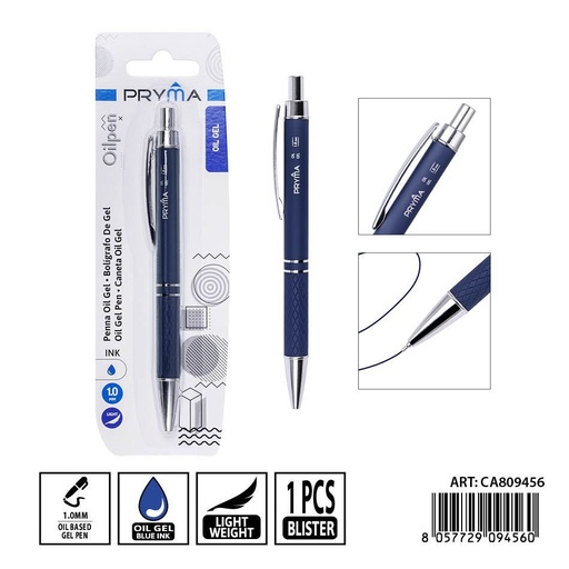 [0238818] Bolígrafo de gel 1 mm azul - Material de escritura