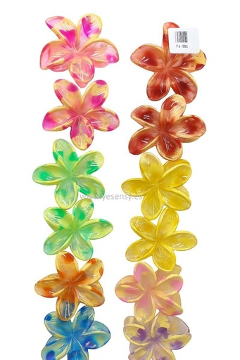 [FJ-001] Pinza de pelo flor 12 unidades - Accesorios para el cabello