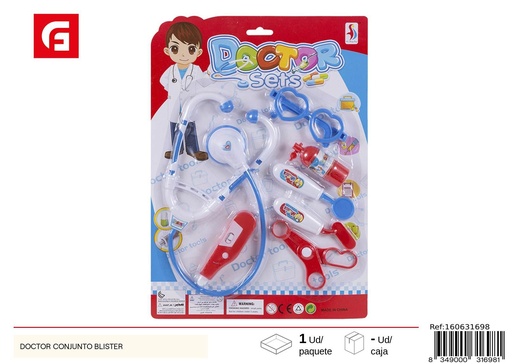 [160631698] Conjunto de doctor (blister) - Juguetes de juego de roles y accesorios