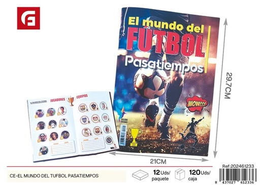 [202461233] El mundo del fútbol pasatiempos CE - Material escolar y libros de cuentos
