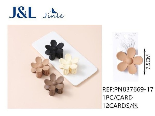 [8445801242662] Pinza de pelo de 7.5 cm 12 unidades - Accesorios de cabello y peinado