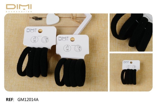 [8435693822608] Gomas 6 cm 12 unidades - Accesorios de cabello y peinado