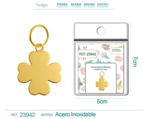 [23942] Charm de Acero Inoxidable color Dorado - Joyería de acero inoxidable y accesorios elegantes