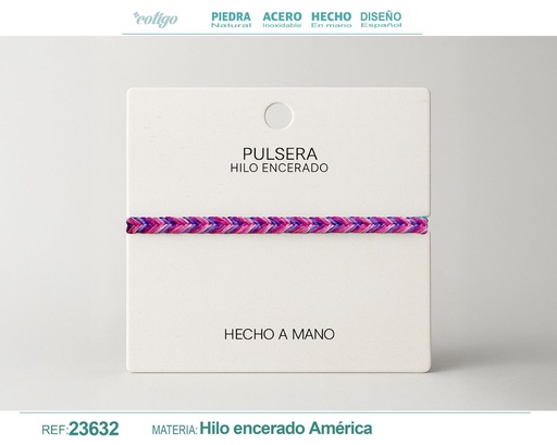 [23632] Pulsera de hilo encerado - Accesorios de moda y joyería
