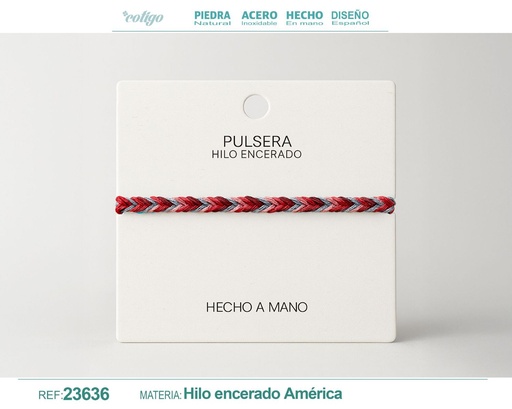 [23636] Pulsera de hilo encerado - Accesorios de moda y joyería