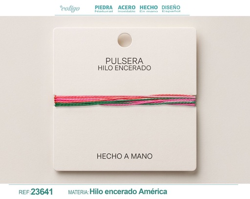 [23641] Pulsera de hilo encerado - Accesorios de moda y joyería