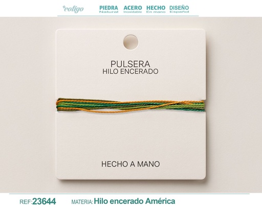 [23644] Pulsera de hilo encerado - Accesorios de moda y joyería