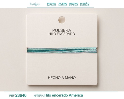 [23646] Pulsera de hilo encerado - Accesorios de moda y joyería