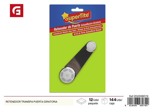 [204598074] Retenedor de puerta giratoria transparente - Ferretería y organización