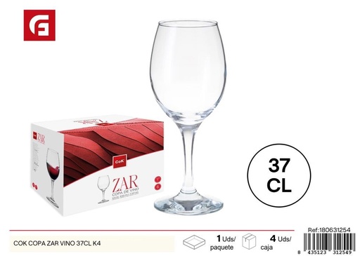 [180631254] Copa zar vino 37cl K4 - Copas de vidrio