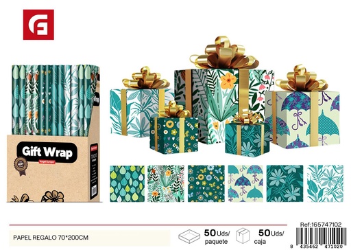 [165747102] Papel de regalo 70*200 cm - Artículos para regalos y envolturas