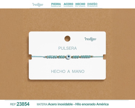 [23854] Pulsera de hilo hecha a mano - Accesorios de moda artesanales