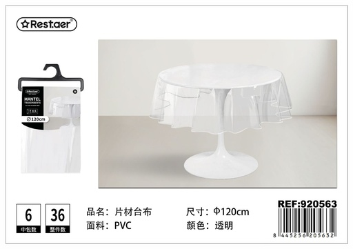 [920563] Mantel PVC φ120cm - Textiles del hogar