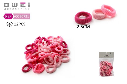 [8428947207214] Gomas de pelo 12/u - Accesorios de cabello