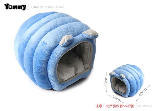[YM2556] Cuna para mascotas azul 38x42x33 cm - Camas para gatos y productos para mascotas