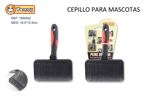 [YM4502] Cepillo para mascotas grande 16.5*10.5 cm - Accesorios de aseo
