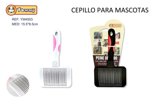 [YM4503] Cepillo para mascotas pequeño 15.5*8.5 cm - Accesorios de aseo