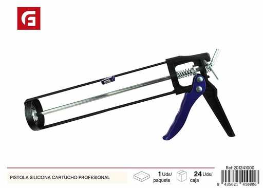 [201241000] Pistola de silicona para cartucho profesional - Herramientas de ferretería