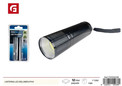 [170155038] Linterna LED 80 lúmenes IP44 - Iluminación portátil y de trabajo