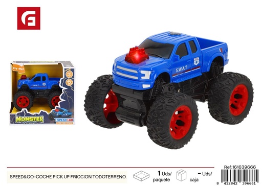 [161639666] Coche pick up todoterreno rescate Speed&Go c/luz - Juguetes y coches