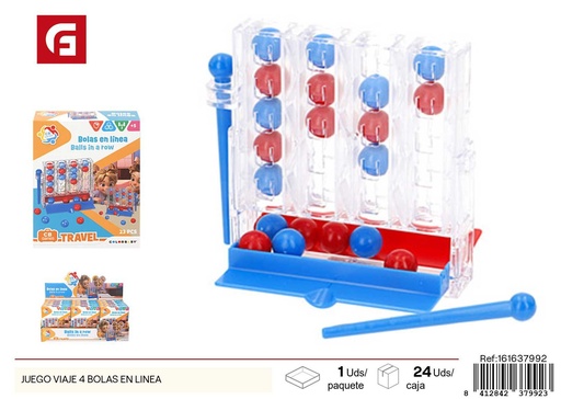 [161637992] Juego de viaje 4 bolas en línea - Entretenimiento portátil para niños