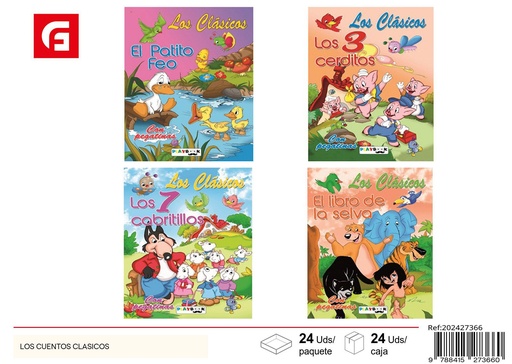 [202427366] Libro "Los cuentos clásicos" - Material escolar y libros de cuentos