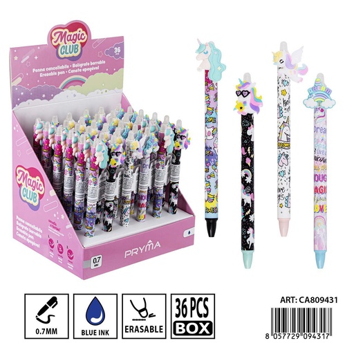 [0238640] Bolígrafo borrable PRYMA 0.7mm - Herramienta de escritura de calidad