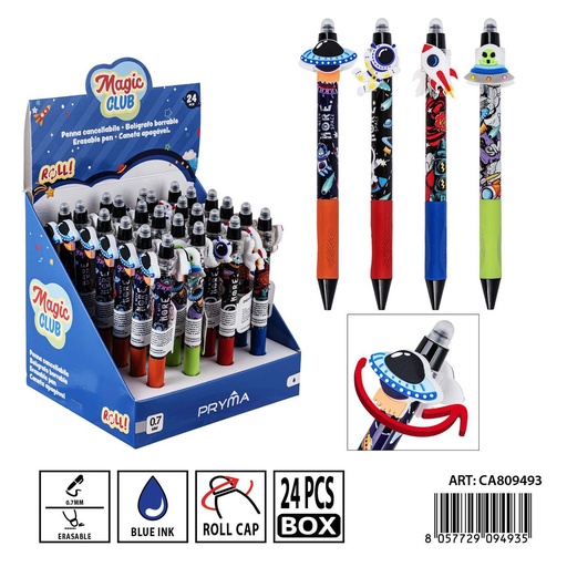[0239194] Bolígrafo borrable PRYMA 0.7mm - Herramienta de escritura versátil