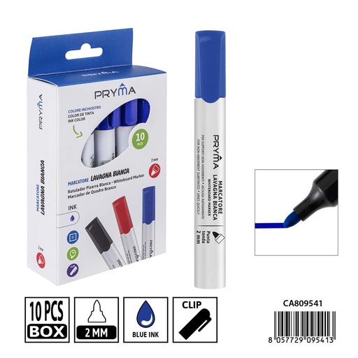 [0239163] Ratolador de pizarra 2mm punta redonda azul - Herramienta de escritura útil