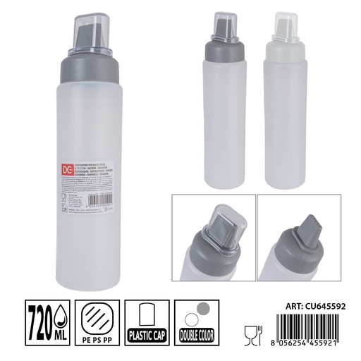 [0240266] Botella de salsa 720ml 6.7x27 cm DC CASA - Accesorios de cocina