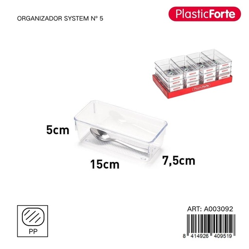 [A003092] Organizador System Nº 5 - Accesorios de almacenamiento
