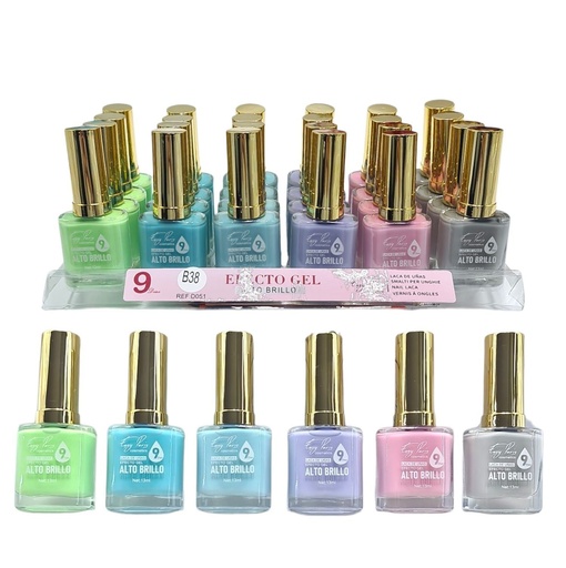 [D051-B38] Laca de uñas 9 días 24/U - Esmalte de calidad profesional