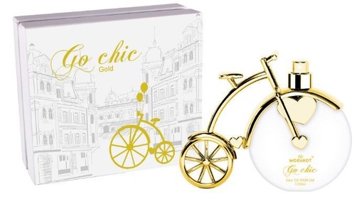 [8718657763859] Perfume Go Chic Gold Bicicleta 100 ml para Mujeres - Elegante y contrastante