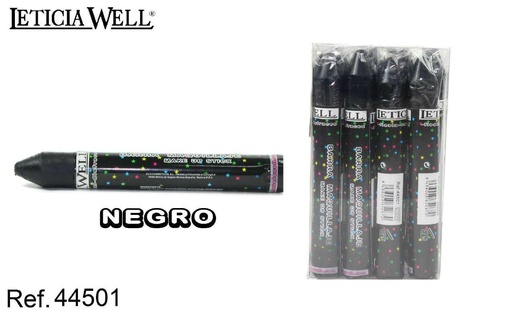 [8436003652670] Barras de maquillaje fiesta negro 12/U 44501 LW - Maquillaje festivo y divertido