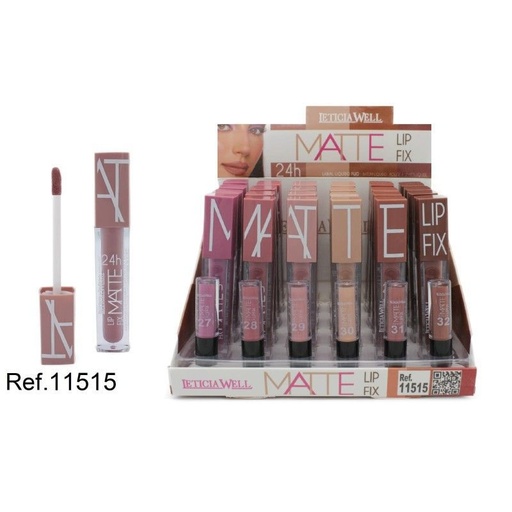[8435433222194] Lipgloss mate 24H Lip Fix 24/U 11515 LW - Color y duración