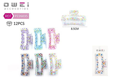 [8428947260356] Pinza de pelo 8.5 cm 12/U PZ26035 - Diseño elegante y funcional