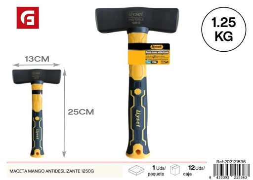 [202121536]  maceta con mango antideslizante 1250g - Martillo de ferretería