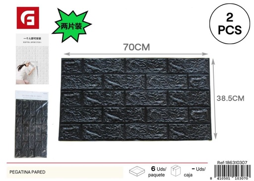 [186310307]  pegatina pared 5mm espuma 70*77cm 2pcs AH03 - Vinilos decorativos