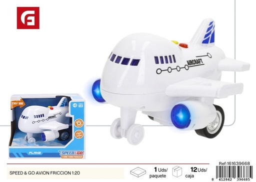 [161639668] Aeroplano de fricción 1:20 Speed & Go - Juguetes de vehículos