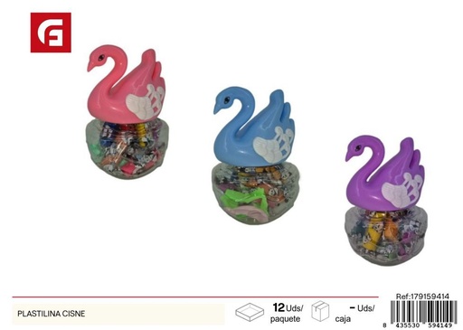 [179159414] Plastilina Cisne - Manualidades de plastilina