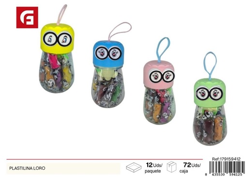 [179159412] Plastilina Loro - Manualidades de plastilina