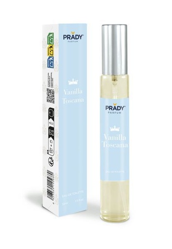 [8423564145680] Colonia Vanilla Toscana Prady 33ml 6/u - Fragancias y colonias