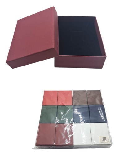 [138051-01] Cajitas de regalo 7x9cm R/neg. 24/u NS - Cajas de regalo