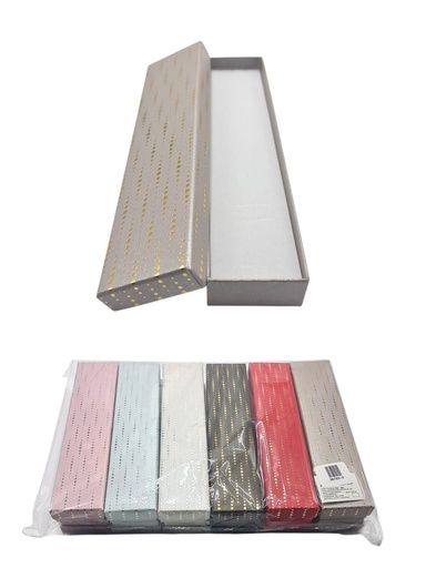[30789-9] Cajita de regalos 4.5x20 12/u N.S - Cajas de regalo