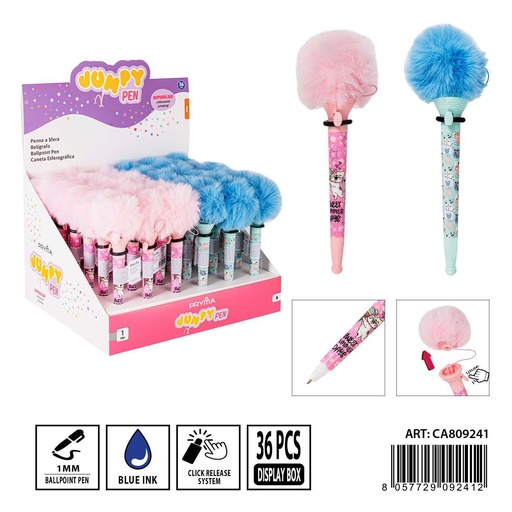 [0237519] Bolígrafo fluffy 1 mm - Bolígraphos creativos y divertidos