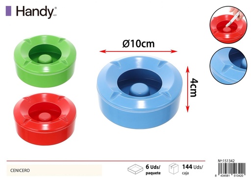 [151342] Cenicero colorido 10 cm - Ceniceros decorativos